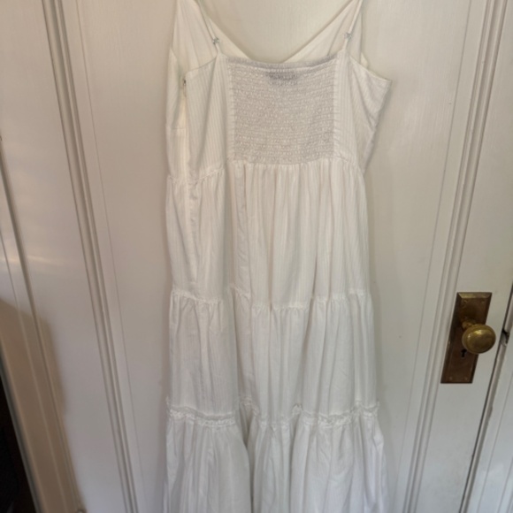 La Ligne White Beatrix white pinstripe dress size M - Picture 7 of 11